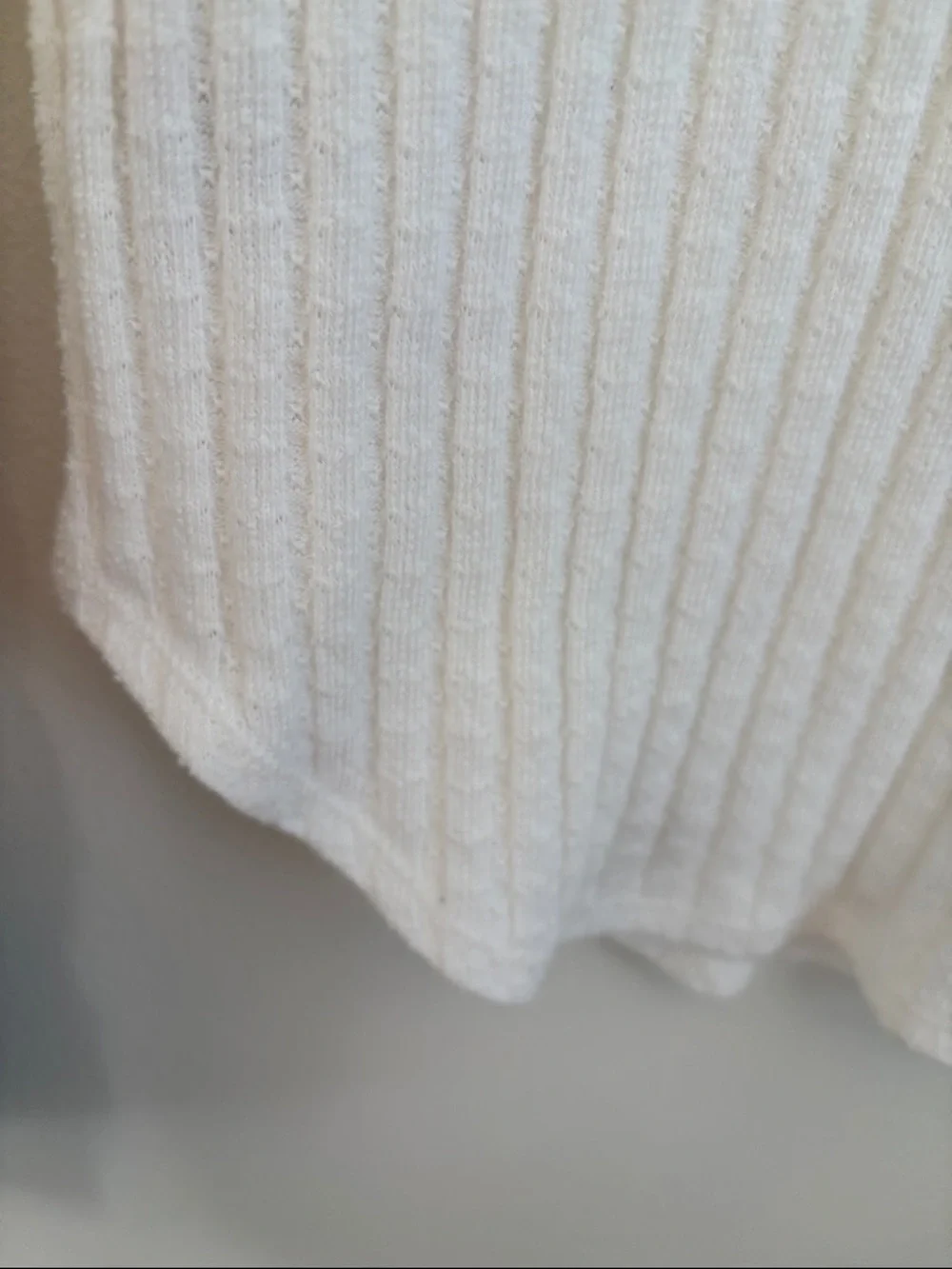 Free People Mixed-Up Cuff Thermal Top Ivory Combo Size S - Picture 7 of 11